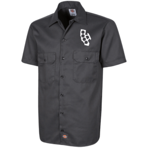 Cali Knuckles Von Rebel Men's Short Sleeve Dickies Button up
