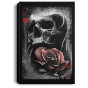 7 of Hearts By Von Rebel Canvas(24in. by 36in.)