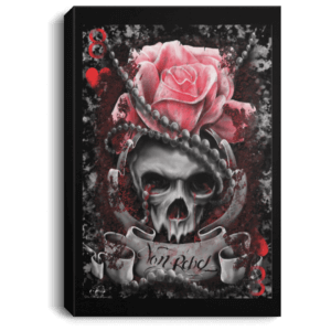 8 of Hearts By Von Rebel Canvas(24in. by 36in.)