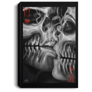 10 of Hearts By Von Rebel Canvas (24in. by 36in.)