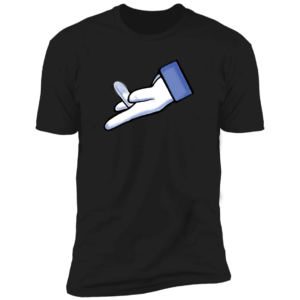 Finger Fuk Von Rebel with White script Short Sleeve T-Shirt