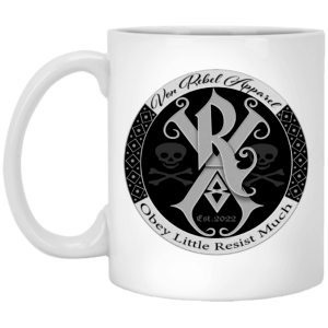 Von Rebel Apparel Logo 11 oz. White Mug