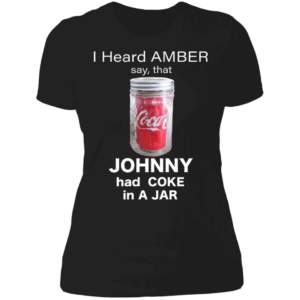 Coke in a Jar Team JOHNNY Von Rebel with White script Ladies' T-Shirt