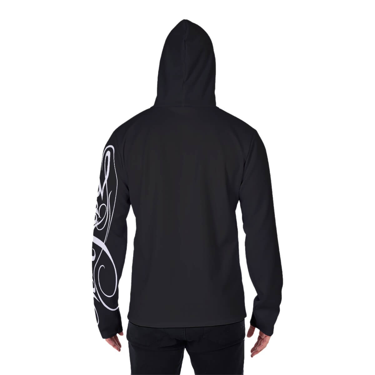 OBEY LITTLE RESIST MUCH Von Rebel Men's Pullover Hoodie With Mask new 3 OBEY LITTLE RESIST MUCH Von Rebel Men's Pullover Hoodie With Mask new - Image 3
