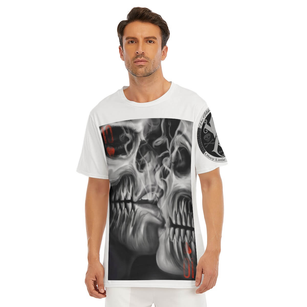 New 10 of HEARTS Von Rebel Men’s T-Shirt | 100% Cotton 4 New 10 of HEARTS Von Rebel Men’s T-Shirt | 100% Cotton - Image 4